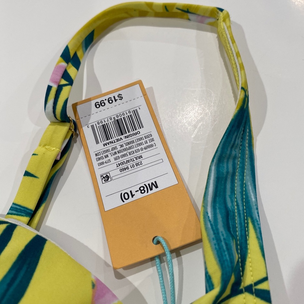 Square Neck Bikini Top - Kona Sol Tropical Size M - Picture 6 of 9